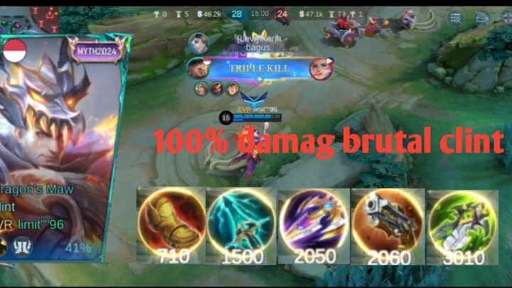 Clint mantep banget damag nya