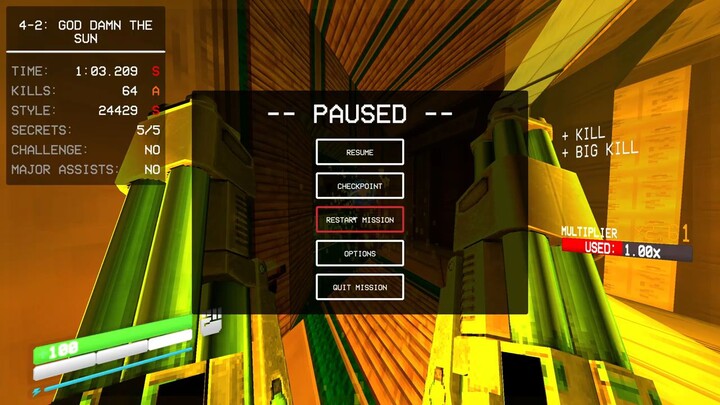 (Gameplay by Stuon) Ultrakill 4-2 Speedrun PB