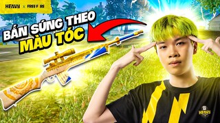 Chơi rank chọn skin súng và nhân vật theo màu tóc | HEAVY Free Fire