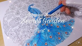 大人の塗り絵🎨 Johanna·Basford 『Secret Garden』新しくお迎えしたﾎﾙﾍﾞｲﾝｱｰﾁｽﾄで憧れの線画を塗る🎨Part1 Wip!