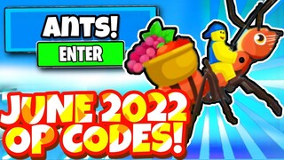 JUNE *2022* ALL NEW SECRET OP CODES In Roblox The Ants Underground Kingdom Codes!