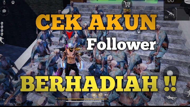 CEK AKUN BERHADIAH~Freefire
