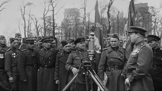 Sensationelle Filmaufnahmen von Berlin nach der Kapitulation (3. Mai 1945)