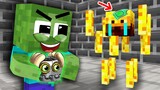Monster School : Baby Zombie and Baby Blaze - Sad Story - Minecraft Animation