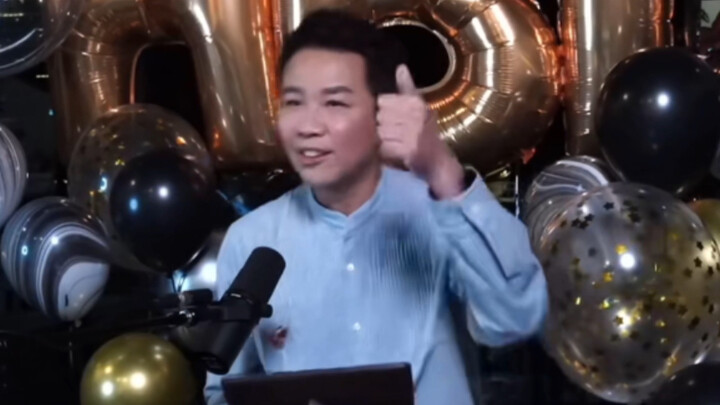 David Tao manually adds canned laughter to the livestream, fearing the audience might miss the punch