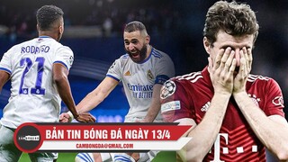 Bản tin Bóng đá ngày 13/4 | Chelsea ngược dòng bất thành trước Real; Bayern bị loại cay đắng