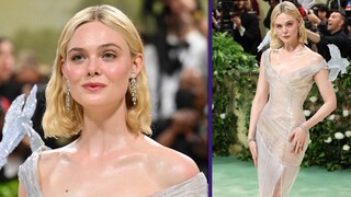 Elle Fanning's 2024 Met Gala Look Is Made of Resin!