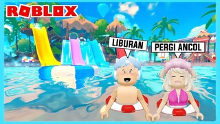 Aku Dan Adiku Mandi Di Kolam Renang Terbesar Mirip Ancol Di Roblox Brookhaven ft @Shasyaalala