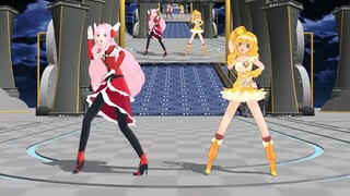 【MMDプリキュア】キュアパイン＆キュアパッションでクラブナイトメア
