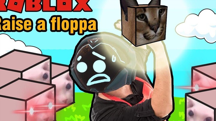 Roblox ฮาๆประสบการณ์ เลี้ยงฟลอปป้า2raise a floppaRoblox สนุกๆ