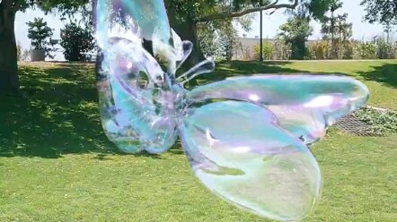 Blowing bubbles