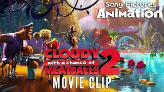 Watch Movie :Cloudy With a Chance of Meatballs 2 2013 Trailer : link in the  description: