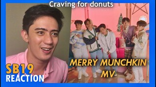 PINOY REACTS to SB19 - Merry Munchkin REACTION (FULL M/V) | Dunkin' PH