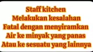 Tutorial Memadamkan Api 🔥 diatas kompor