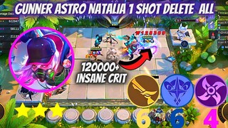 1 HIT DELETE EVERYTHING MOST DENGEROUS SLAUGHTER EVER | MLBB MAGIC CHESS BEST SYNERGY HYPER NATALIA