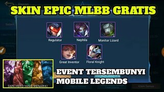 EVENT TERSEMBUNYI MOBILE LEGENDS !!! CARA DAPATKAN SKIN EPIC PERMANEN GRATIS - MLBB