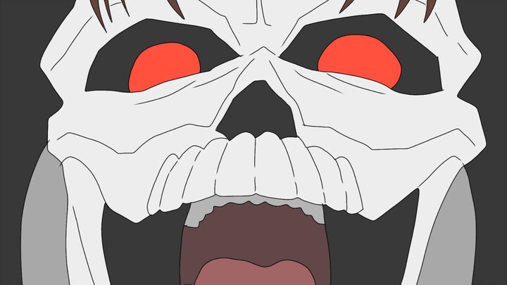 Menggambar muka Sora versi Hollow nya