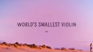 world's smallest violin enjoy watching👌✨