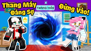 MỀU THỬ THÁCH 24H TRỐN KHỎI THANG MÁY KINH DỊ TRONG MINECRAFT*REDHOOD THOÁT KHỎI TRÒ CHƠI THANG MÁY