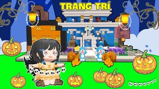 MẶP DORAM TRANG TRÍ HALLO WEEN CHO LÀNG BEE TEAM TRONG MINI WORLD