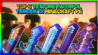 TOP 5 TEXTURE PACK FAITHFUL MCPE! RINGAN NO LAG RAM 1GB 32x32 - SUPPORT MCPE 1.18/1.19/1.20