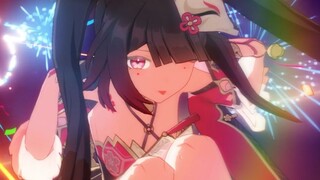 【崩坏3】花火实机演示：能晃，慷慨大方，死亡待机攻击动作语音超可爱！