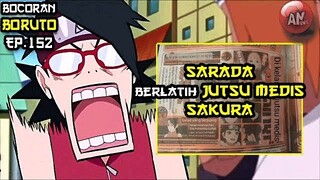 Sarada Berlatih Jutsu Medis | Bocoran Boruto ep  152