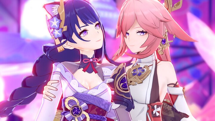 [Genshin Impact MMD] Bukankah dunia di matamu begitu indah - Chaotic Girl- [Thunder General/Ye Shenz