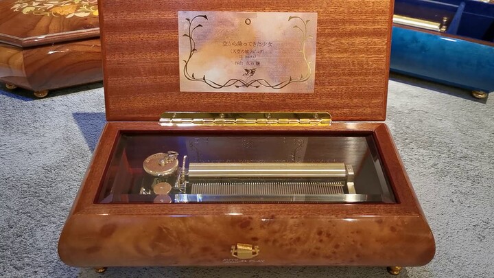 72-tone Japanese sankyo movement Castle in the Sky Castle in the Sky music box 3-segment automatic s