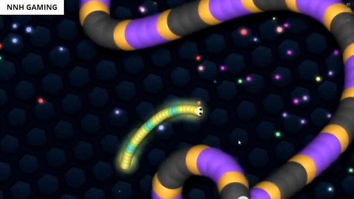 Slither.io 1 Hacker Tiny Snake vs Giant Pro Snakes Epic Slitherio Gameplay 9