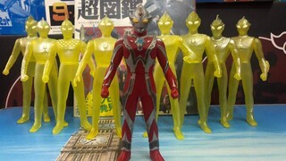 （老爱制作）999大决战超奥特8兄弟俱乐部限定金色奥特曼软胶套装