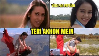 TERI ANKHON MEIN - AASHIQ - Vina Fan Parodi Recreate - Karisma Kapoor Bobby Deol