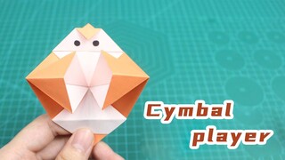 [Kriya] Tutorial Origami Pemain Simbal Untuk Imlek