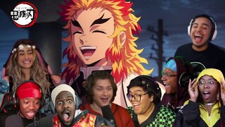 WE ARE BACK ! DEMON SLAYER SEASON 2 EPISODE 1 BEST REACTION COMPILATION