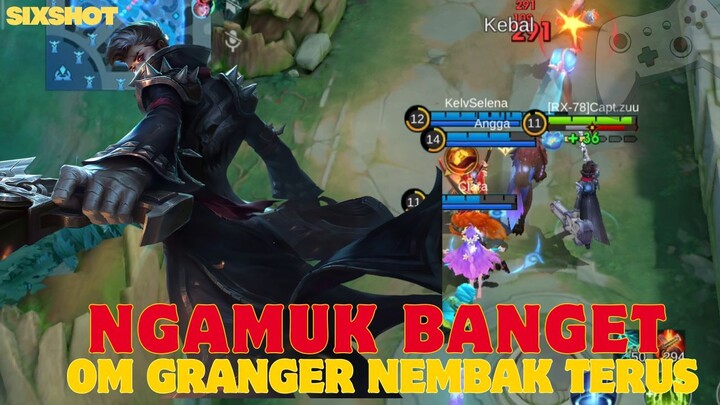 OM GRANGER NGAMUK, LAWAN NGGK DI KASIH GERAK !! - MLBB