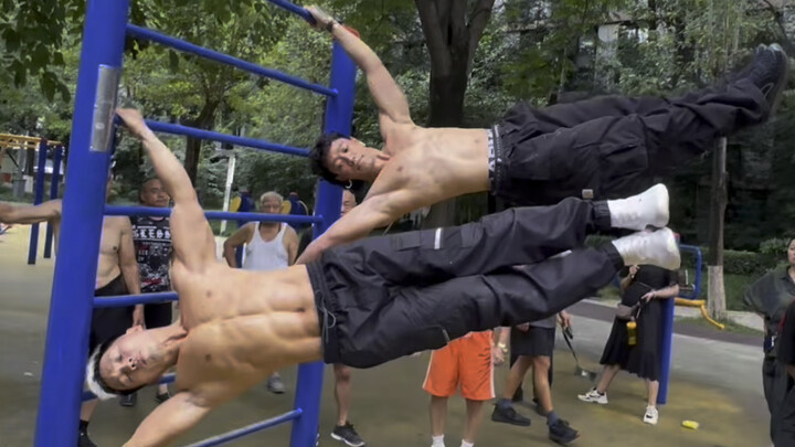 当街舞选手遇到街健选手会怎样切磋？！GumballX舞夫