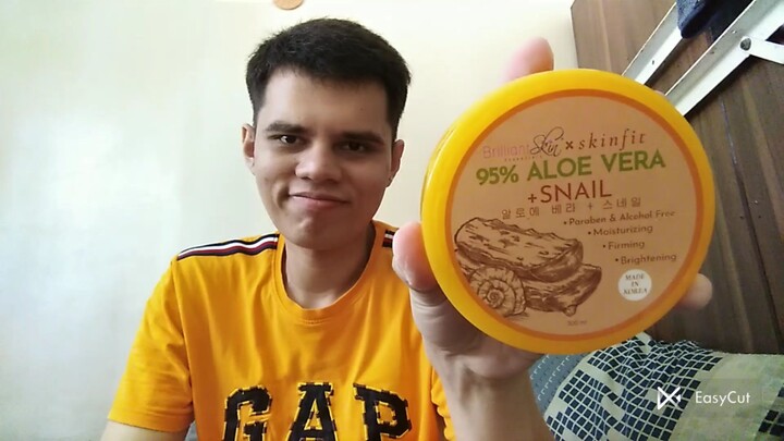 skinfit aloe vera+snail soothing gel review