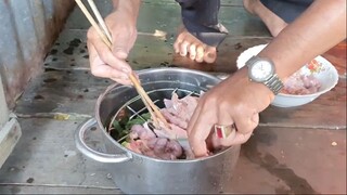 Chuột Mở Nấu Cháo Và Hấp Xã Cách Thủy, Chú Út Làm Cho Bác 2 Thưởng Thức.Góc Làng Quê