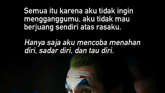 tak ingin brjuang sndri
