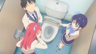 After the three of them went to the toilet together and were discovered by their classmates...