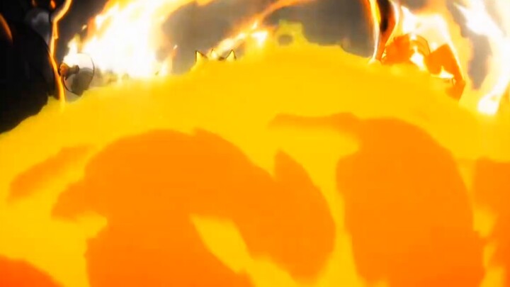 The "Flame Knight Mech" actually chose to self-destruct...Haki Mech, you guy...