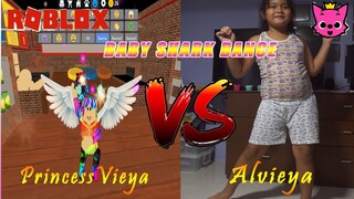 Baby Shark Dance Battle | Roblox vs Real-Life | ROBLOX BABY SHARK CHALLENGE | Roblox VS PinkFong