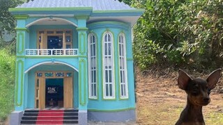 Melanjutkan episode sebelumnya, kami telah menyelesaikan pembangunan villa mini 2 lantai yang cantik