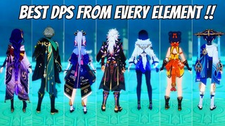 Best DPS From Every Element || New Boss {Genshin Impact}