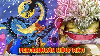 REVIEW OP 987!! Tusukan yang menyakitkan Kaido VS Akazaya Nine dan Bangkitnya Sulong ( One Piece )