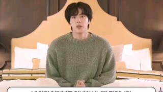 BTS JIN BEDTIME ROUTINE INTERVIEW 🌙