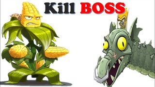 Plants vs zombies 2 mod ( Phần 9)- Kill BOSS bằng các cây hệ lửa