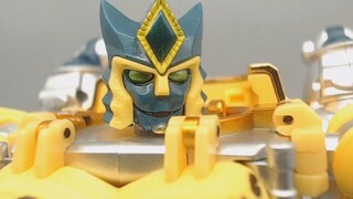 มันกำลังหัวเราะอย่างบ้าคลั่ง Transformers TA Metal Transformation Yellow Panther Warrior