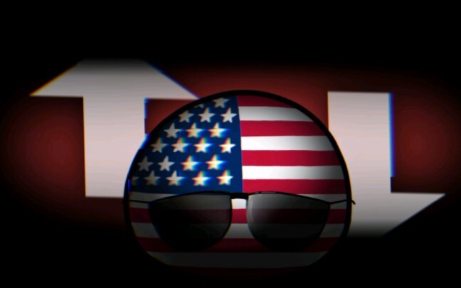 【Polandball/meme/sarcasm】up & down meme American ball animation