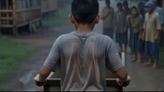 tubuh mungilnya masih rapuhtapi keadaan yang memaksa bayu harus kuat